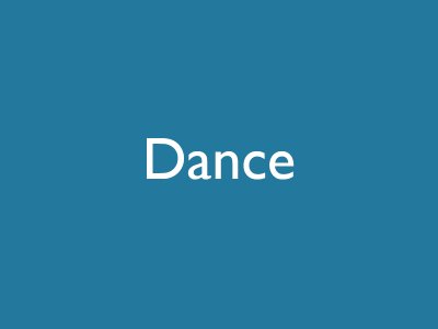 Virtual Information Sessions: Dance